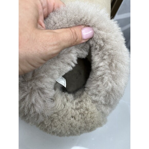 UGG Womens 1094329 Selene Bailey Nautical Rope Gray Suede Booties Sz 8 Wool Fur - Picture 8 of 11